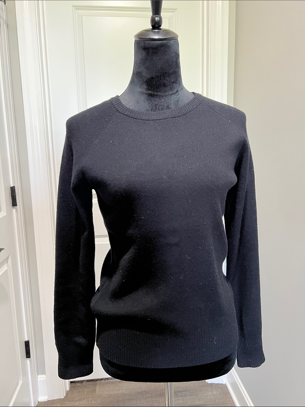 French Connection Black Crewneck Sweater